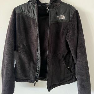 North Face fuzzy jacket